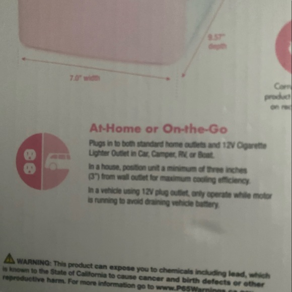 Brand New Mini Refrigerator and/or Warmer with a flip of a button!! - Picture 8 of 17